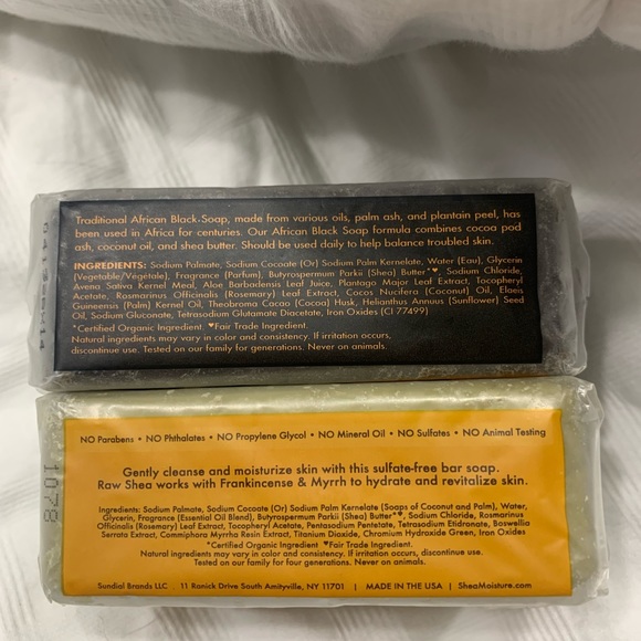 Two Shea moisture bar soaps - Picture 2 of 3